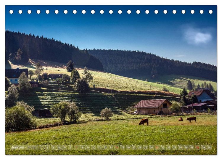 Produktbild: Schwarzwald (Tischkalender 2026 DIN A5 quer), CALVENDO Monatskalender