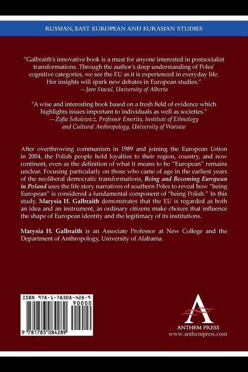 Produktbild: Being and Becoming European in Poland