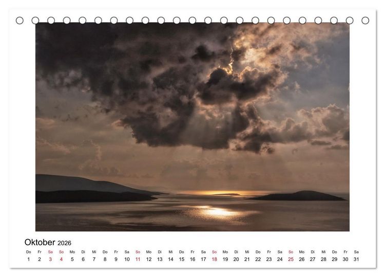 Produktbild: Vertr&auml;umtes Eub&ouml;a - Bilder vom Insels&uuml;den (Tischkalender 2026 DIN A5 quer), CALVENDO Monatskalender