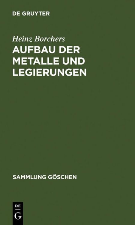 Produktbild: Aufbau der Metalle und Legierungen