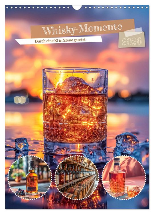 Produktbild: Whisky-Momente (Wandkalender 2026 DIN A3 hoch), CALVENDO Monatskalender
