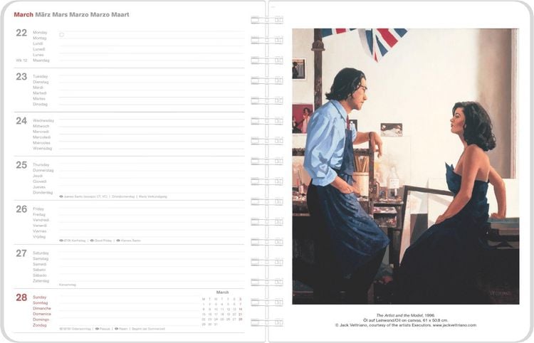 Produktbild: Jack Vettriano Diary 2027