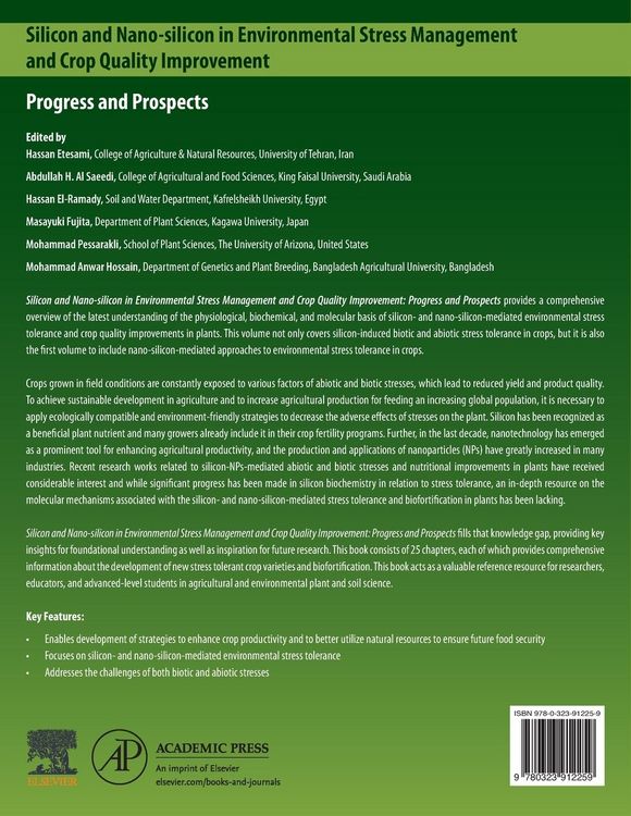 Produktbild: Silicon and Nano-silicon in Environmental Stress Management and Crop Quality Improvement