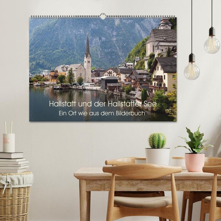 Produktbild: Hallstatt und der Hallst&auml;tter See (Wandkalender 2027 DIN A2 quer), CALVENDO Monatskalender