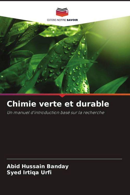 Produktbild: Chimie verte et durable