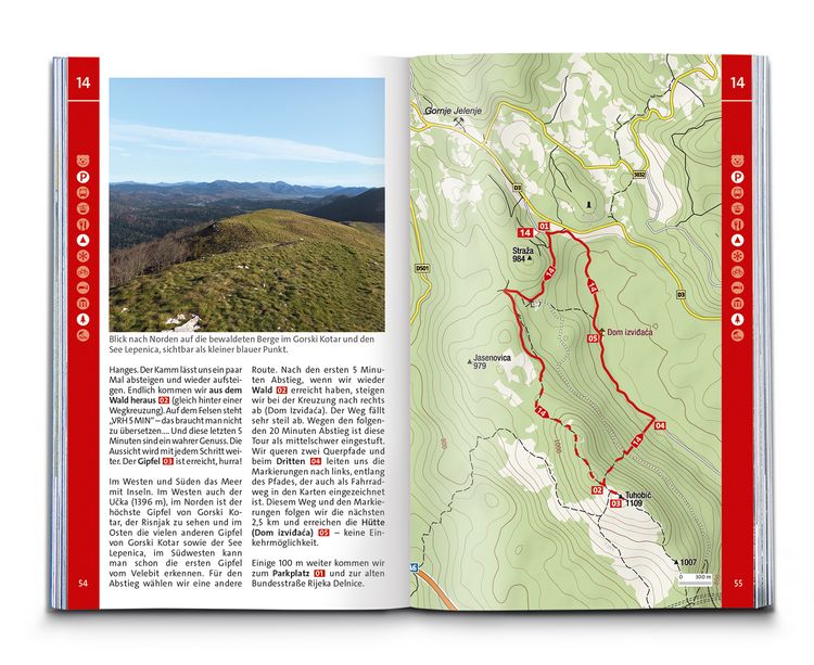 Produktbild: KOMPASS Wanderf&uuml;hrer Dalmatien mit Inseln, Velebit-Gebirge und Plitvicer Seen, 55 Touren mit Extra-Tourenkarte