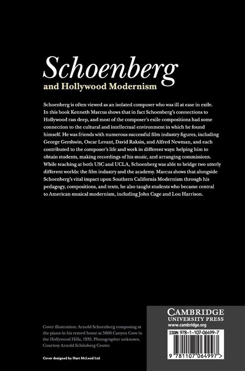 Produktbild: Schoenberg and Hollywood Modernism