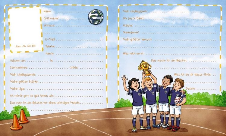 Produktbild: Meine Freunde (Motiv Fußball)
