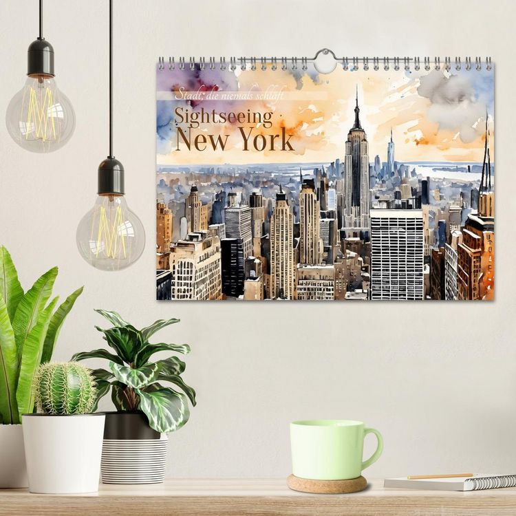 Produktbild: Sightseeing New York (Wandkalender 2026 DIN A4 quer), CALVENDO Monatskalender