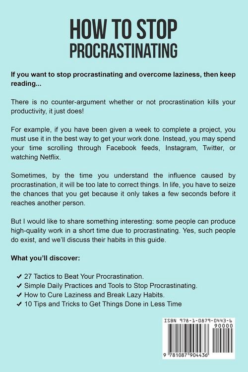 Produktbild: How to Stop Procrastinating