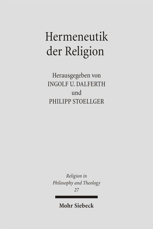 Produktbild: Hermeneutik der Religion