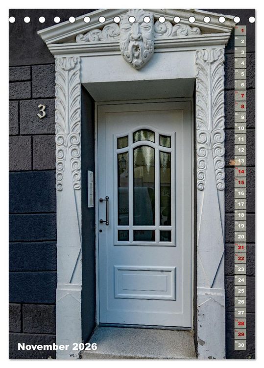 Produktbild: Fassadenk&uuml;nste (Tischkalender 2026 DIN A5 hoch), CALVENDO Monatskalender