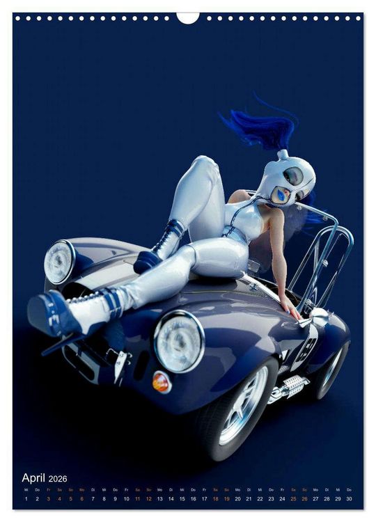 Produktbild: Pin Up Kalender Carsten Mell (Wandkalender 2026 DIN A3 hoch), CALVENDO Monatskalender