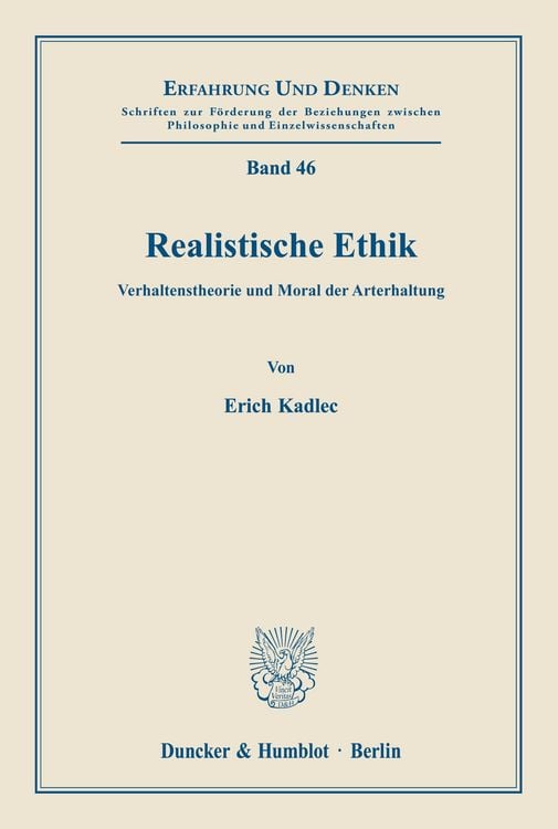 Produktbild: Realistische Ethik.