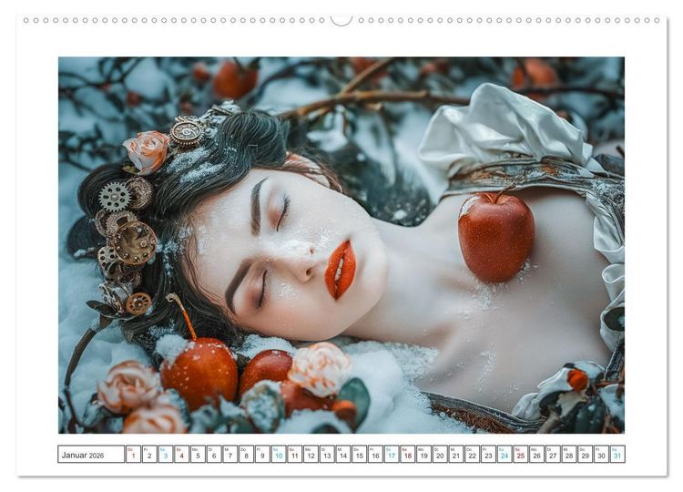 Produktbild: M&auml;rchen im modernen Stil (hochwertiger Premium Wandkalender 2026 DIN A2 quer), Kunstdruck in Hochglanz
