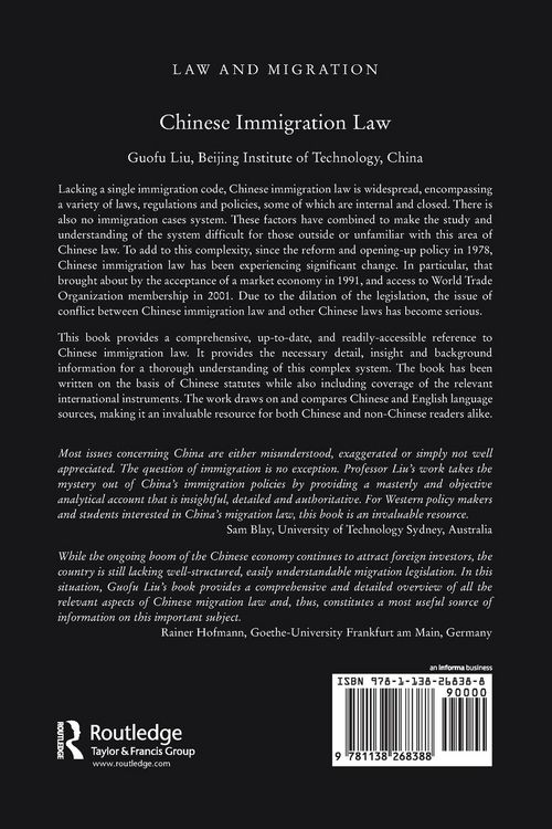 Produktbild: Chinese Immigration Law