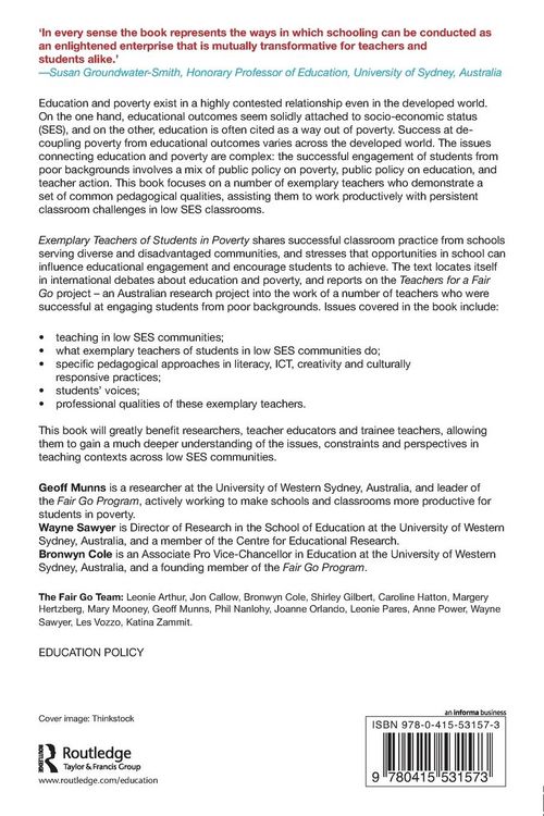 Produktbild: Exemplary Teachers of Students in Poverty