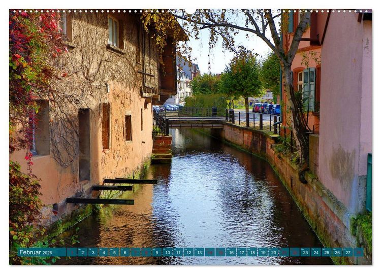 Produktbild: Bienvenue &agrave; Wissembourg. Spaziergang durch Wei&szlig;enburg im Elsass (hochwertiger Premium Wandkalender 2026 DIN A2 quer), Kunstdruck in Hochglanz
