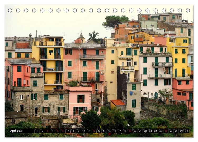 Produktbild: Cinque Terre (Tischkalender 2026 DIN A5 quer), CALVENDO Monatskalender