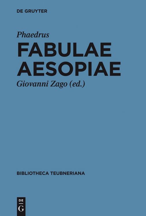 Produktbild: Fabulae Aesopiae