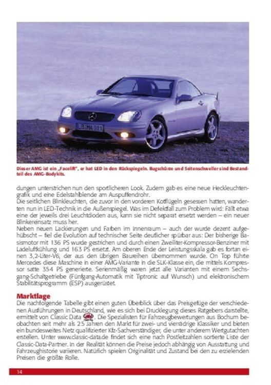 Praxisratgeber Klassikerkauf Mercedes-Benz SLK (R 170)