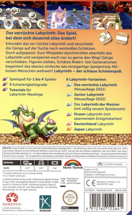 Produktbild: Das verr&uuml;ckte Labyrinth