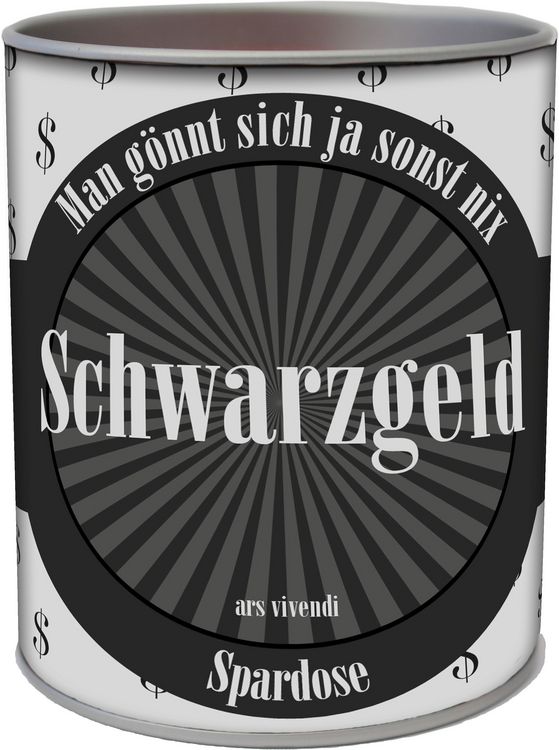 Produktbild: Spardose &raquo;Schwarzgeld&laquo;