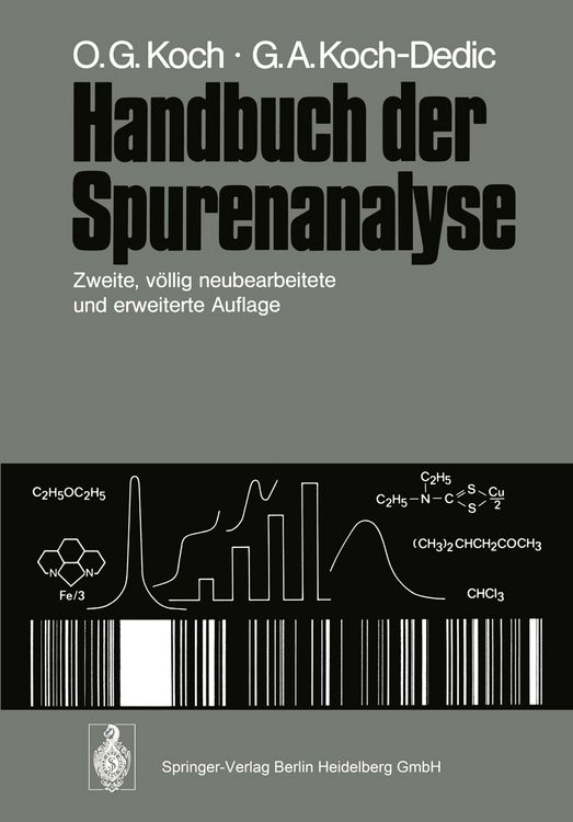 Produktbild: Handbuch der Spurenanalyse