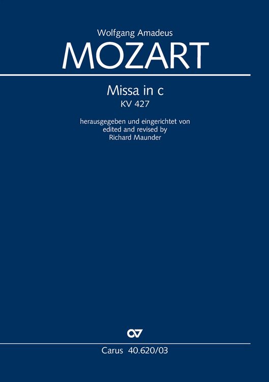Produktbild: Missa in c (Klavierauszug)