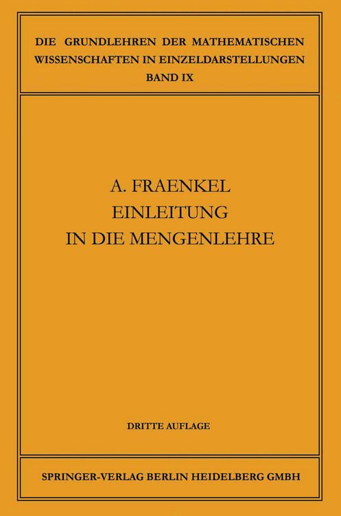 Produktbild: Einleitung in die Mengenlehre
