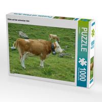 Produktbild: CALVENDO Puzzle K&uuml;he auf der schweizer Alm 1000 Teile Lege-Gr&ouml;&szlig;e 64 x 48 cm Foto-Puzzle Bild von Kattobello