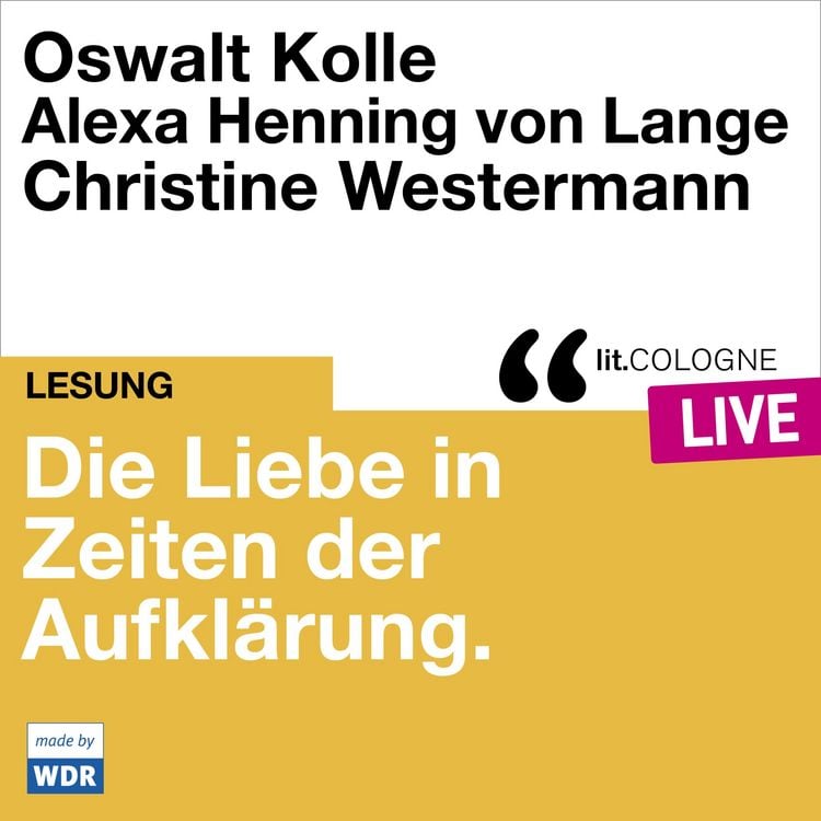 Produktbild: Die Liebe in Zeiten der Aufkl&auml;rung