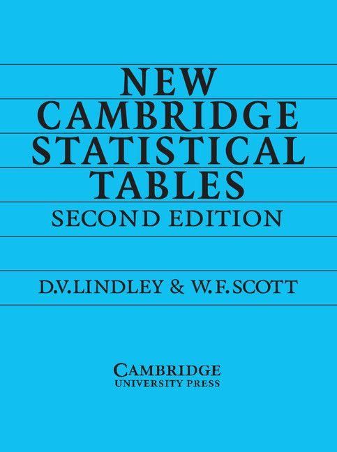 Produktbild: New Camb Statistical Tables 2ed