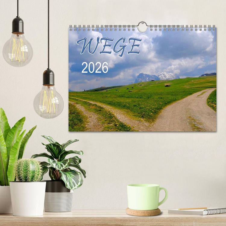 Produktbild: Wege 2026 (Wandkalender 2026 DIN A4 quer), CALVENDO Monatskalender