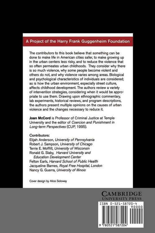 Produktbild: Violence and Childhood in the Inner City