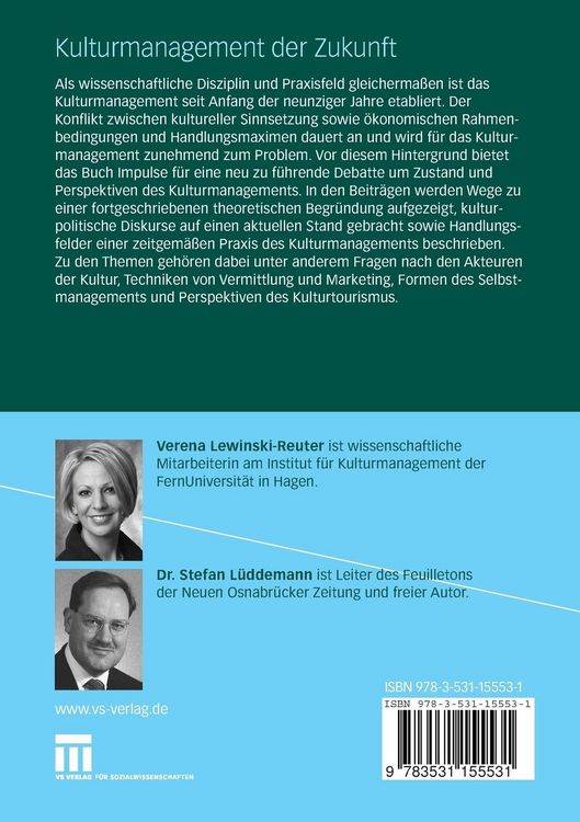 Produktbild: Kulturmanagement der Zukunft