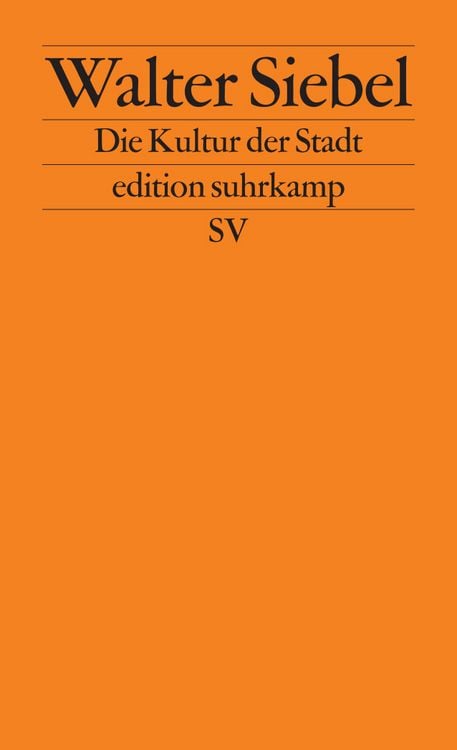 Produktbild: Die Kultur der Stadt