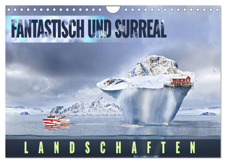 Produktbild: Fantastisch und surreal - Landschaften (Wandkalender 2026 DIN A4 quer), CALVENDO Monatskalender