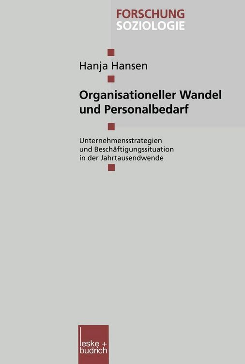 Produktbild: Organisationeller Wandel und Personalbedarf