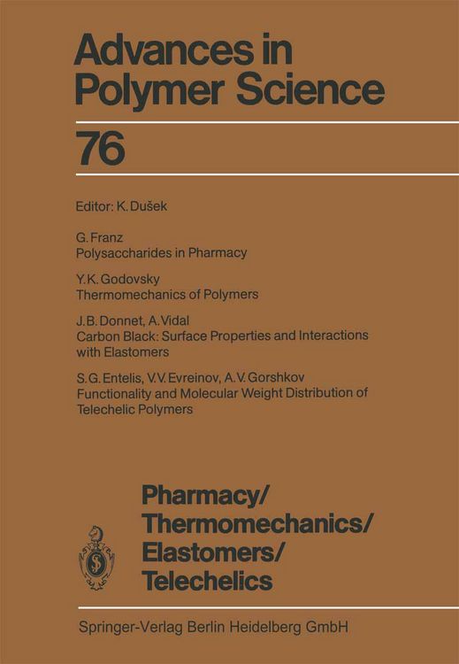 Produktbild: Pharmacy/Thermomechanics/Elastomers/Telechelics