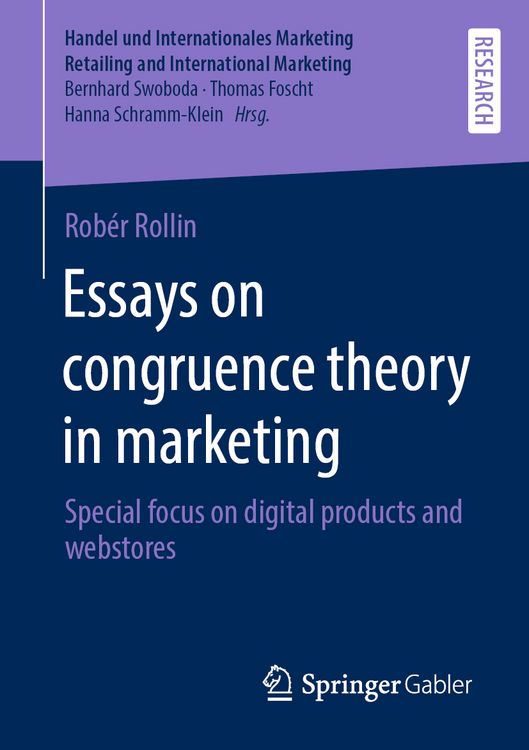 Produktbild: Essays on congruence theory in marketing