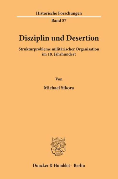 Produktbild: Disziplin und Desertion.