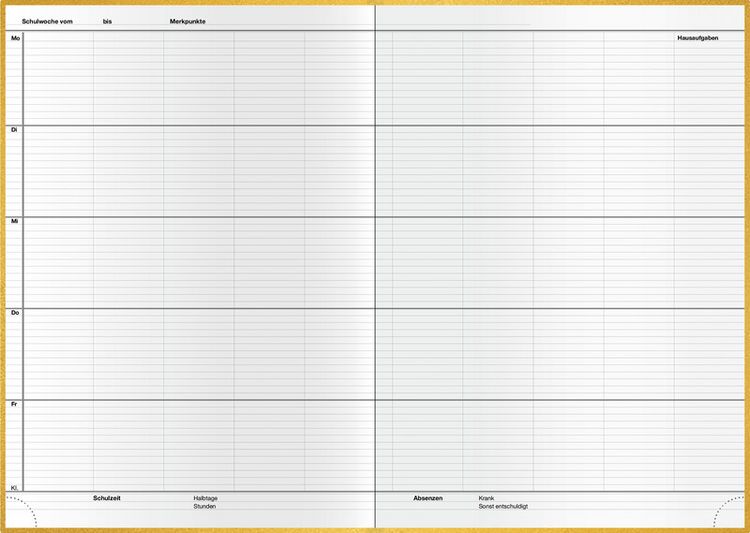 Produktbild: Unterrichtsbuch Ad5/5Tage gold