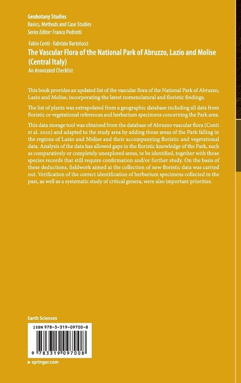 Produktbild: The Vascular Flora of the National Park of Abruzzo, Lazio and Molise (Central Italy)