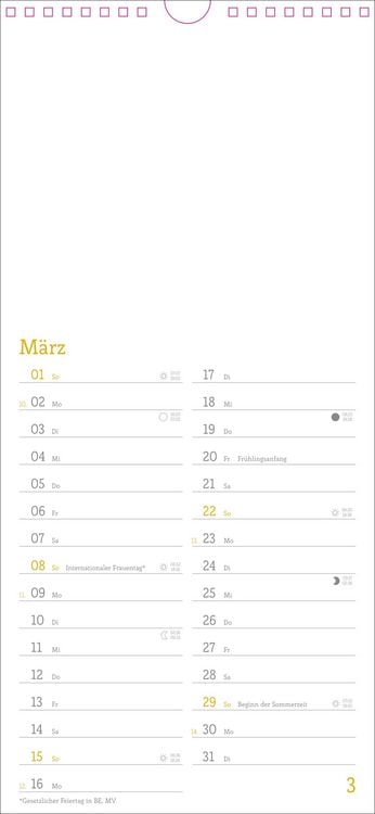 Produktbild: Kalender zum Selbstgestalten 2026