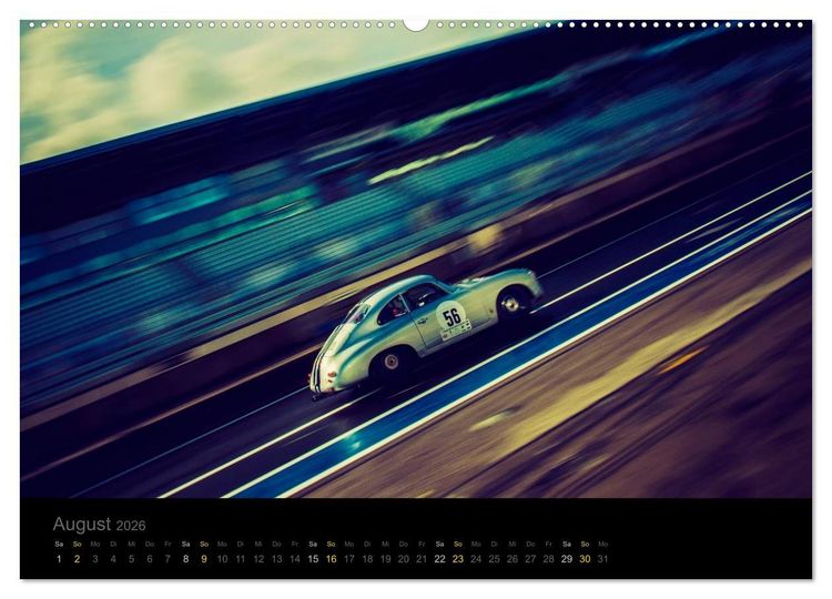 Produktbild: Porsche 356 - Racing (Wandkalender 2026 DIN A2 quer), CALVENDO Monatskalender