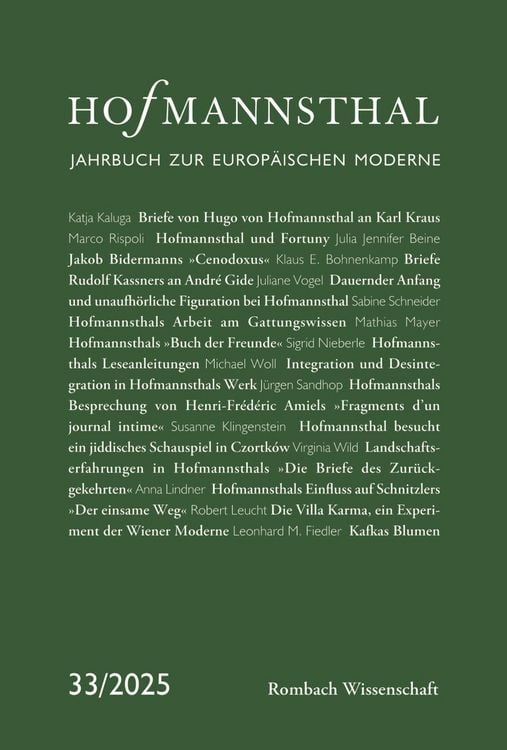 Produktbild: Hofmannsthal