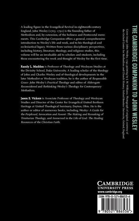 Produktbild: The Cambridge Companion to John Wesley