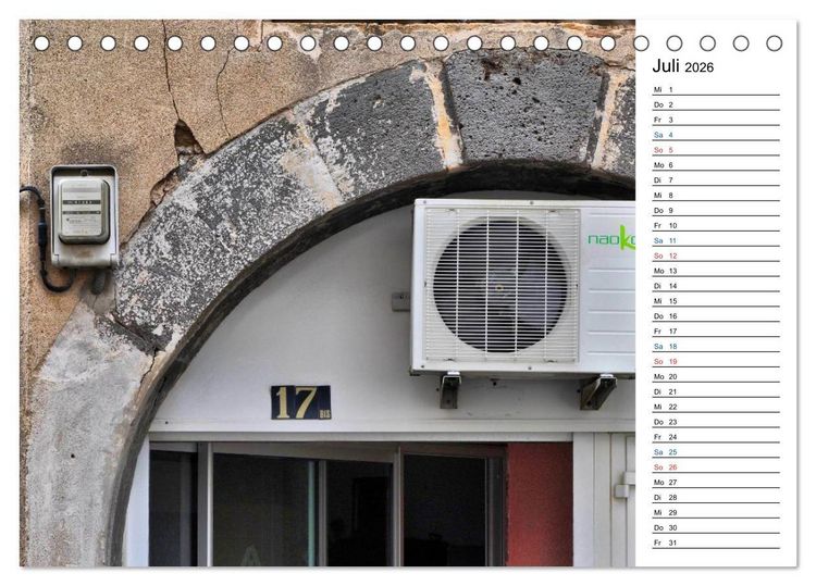 Produktbild: Unter Strom - Elektroinstallationen der besonderen Art (Tischkalender 2026 DIN A5 quer), CALVENDO Monatskalender