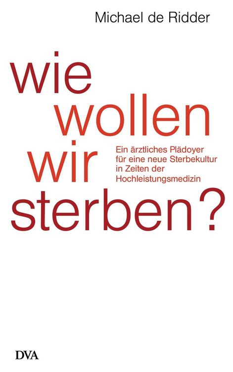 Produktbild: Wie wollen wir sterben?